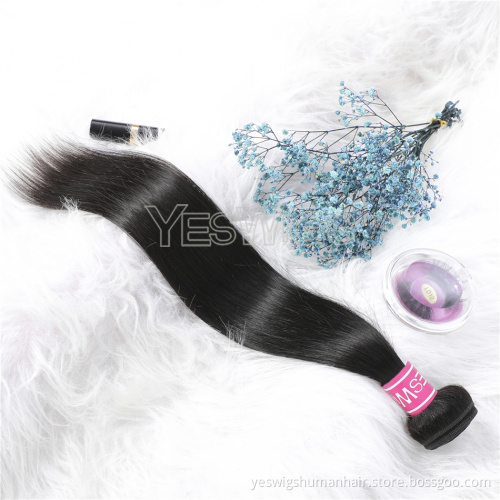 Cheap Human Hair Vendor Double Weft Indian Straight Wave Hair Bundle Extensions Fast Shipping Indian Hair Bundles Silky Straight